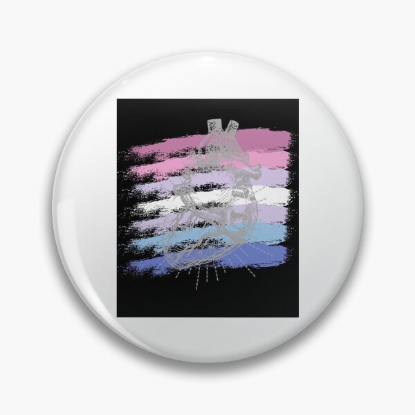 Item preview, Bigender Pride Heart designed and sold by ZayZayDesigns.