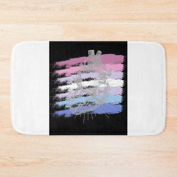 Item preview, Bigender Pride Heart designed and sold by ZayZayDesigns.
