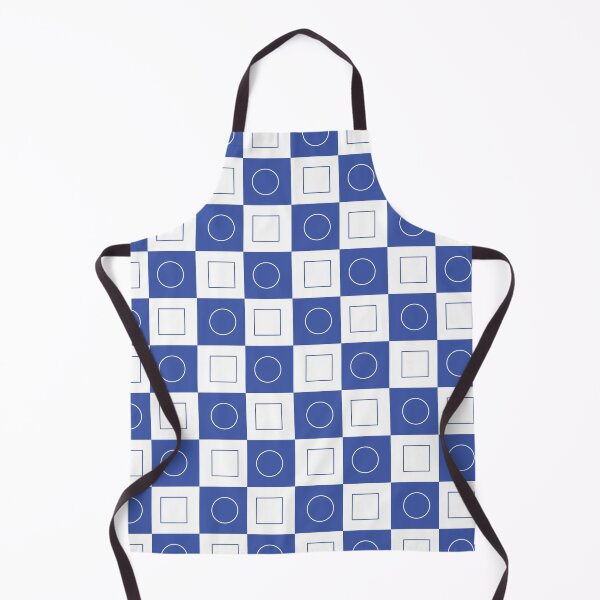 Item preview, Chequered Circle Square Blue designed and sold by zcabask.