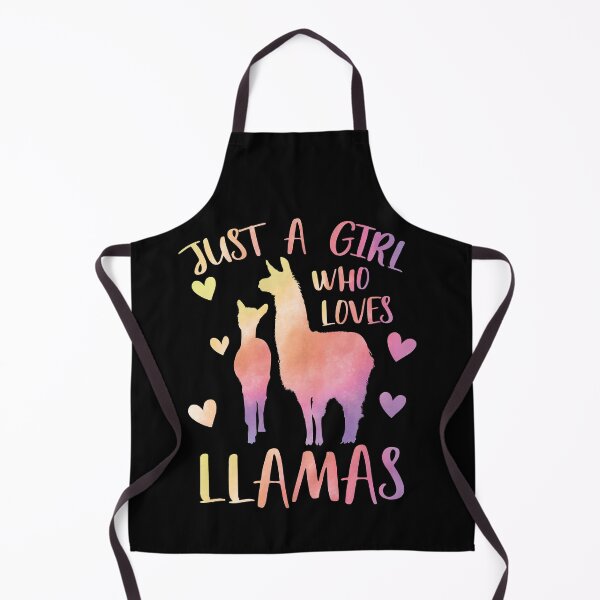 Item preview, Just a girl who loves LLamas designed and sold by PrettyPittie Shop.