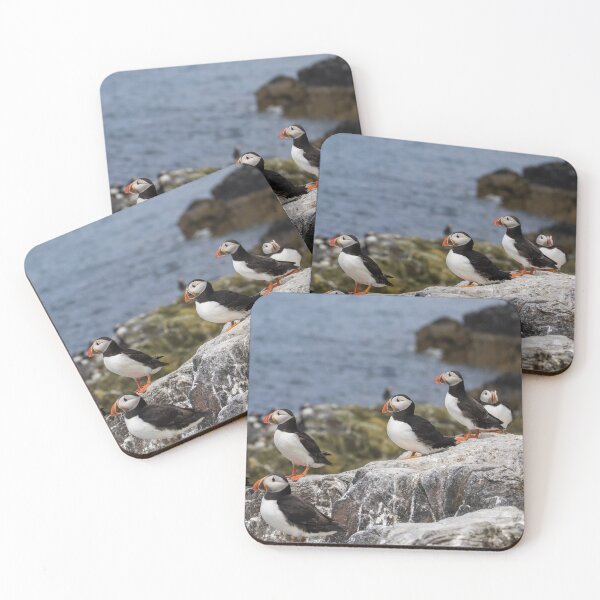Item preview, Flock of Puffins designed and sold by Glenn Welch.