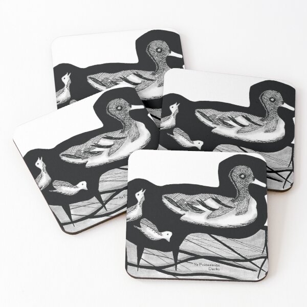 St Frideswide Ducks Coasters (Set of 4)