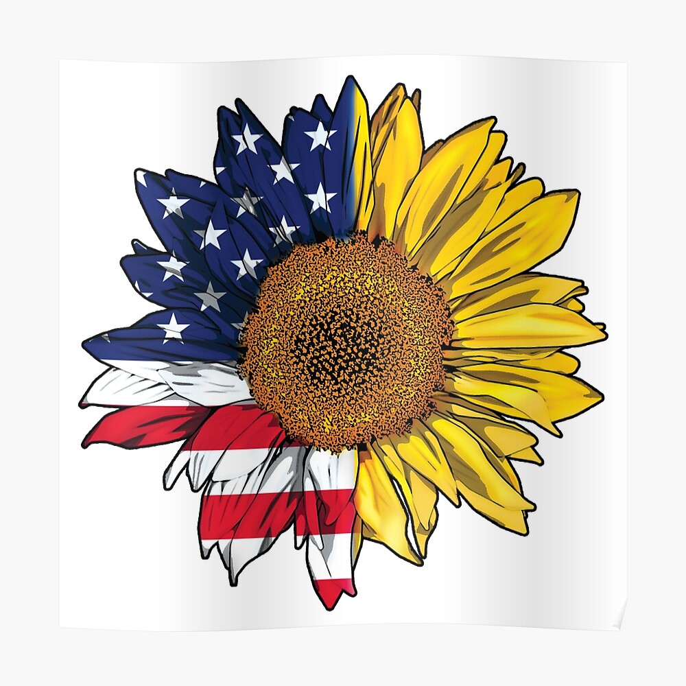 Free Free 130 American Flag Sunflower Svg Free SVG PNG EPS DXF File