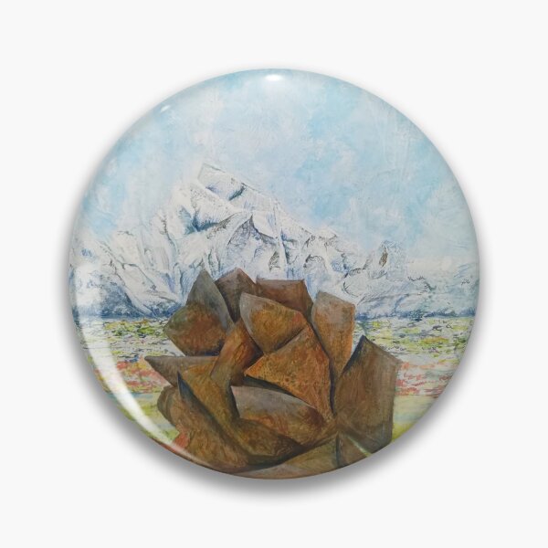 Item preview, inspired by Caspar David Friedrich dominates the landscape. The basic structure was created using aleatory processes and then the landscape was further worked out. designed and sold by Lillian Berthel.
