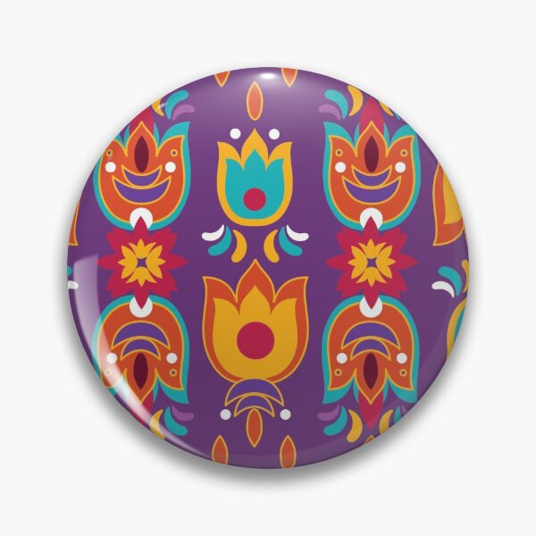 Item preview, Boho Flower Pattern designed and sold by dinuty.