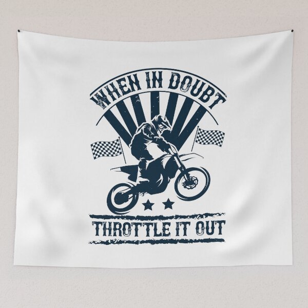 Item preview, Motorcross | When In Doubt Throttle It Out designed and sold by teamph.