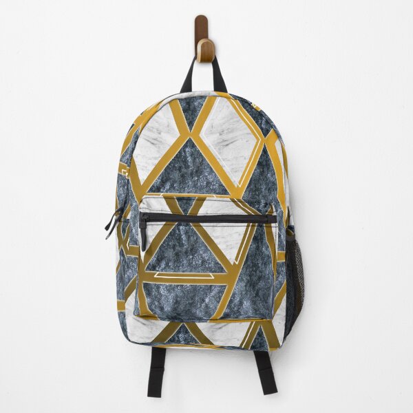 Item preview, Elegant marble and rock texture pattern with golden lining designed and sold by CiniArt.