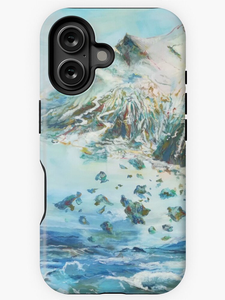 Thumbnail 1 von 4, iPhone-Hülle, Ein Berg fliegt über dem Ozean designt und verkauft von LillianBerthel.