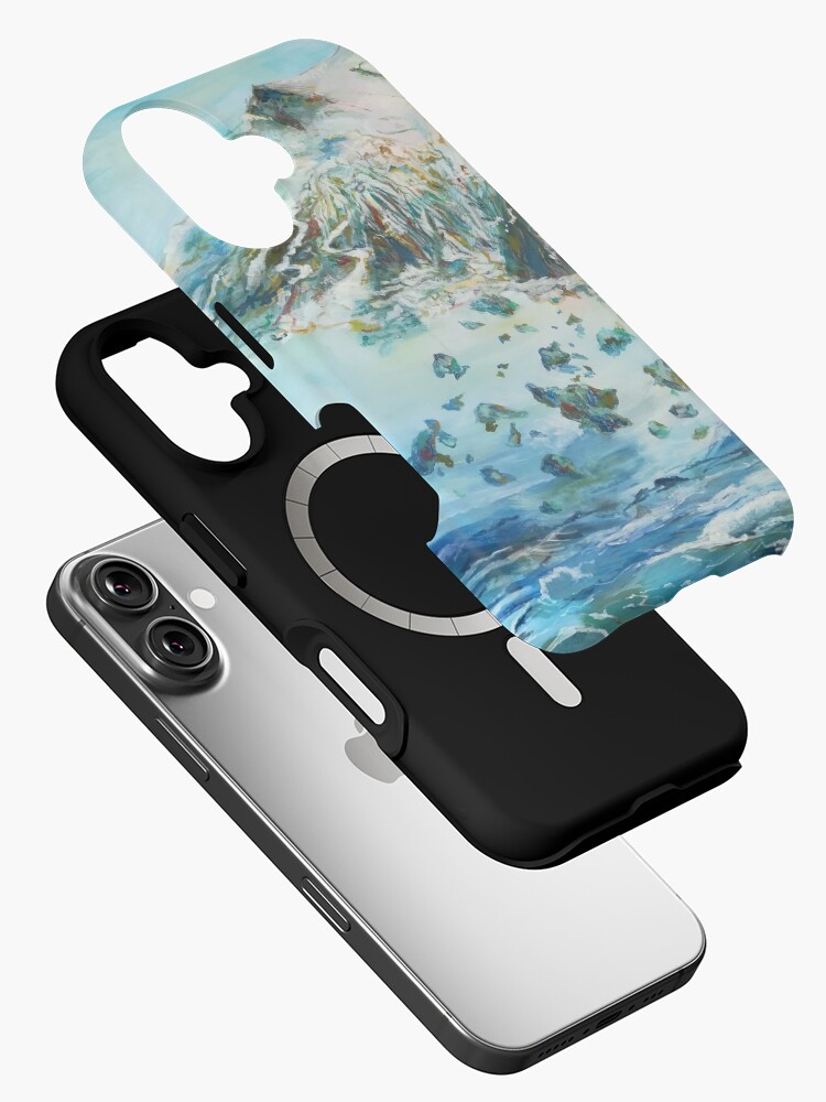 Thumbnail 2 von 4, iPhone-Hülle, Ein Berg fliegt über dem Ozean designt und verkauft von LillianBerthel.
