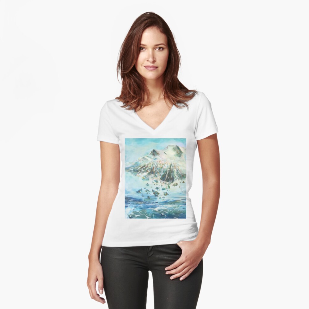 Artikel-Vorschau von Tailliertes T-Shirt mit V-Ausschnitt, designt und verkauft von LillianBerthel.