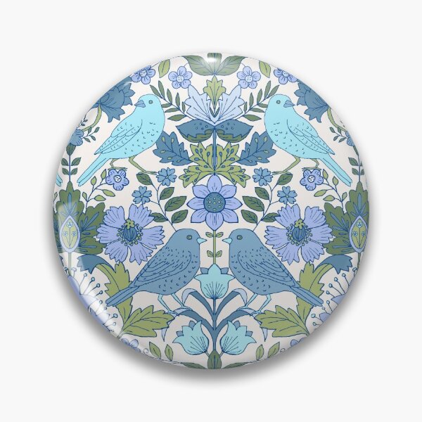 Item preview, William Morris style birds designed and sold by Cressidacarr.