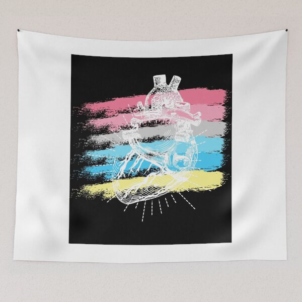 Item preview, Genderflux Pride Heart designed and sold by ZayZayDesigns.