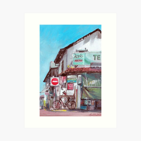 Item preview, Melaka Streetscene designed and sold by Leafbear Studio.