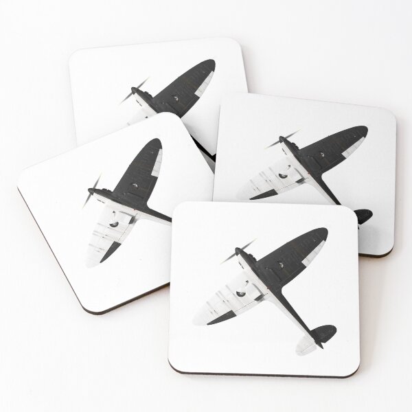 Item preview, White and night Spitfire design designed and sold by Flight Artworks.