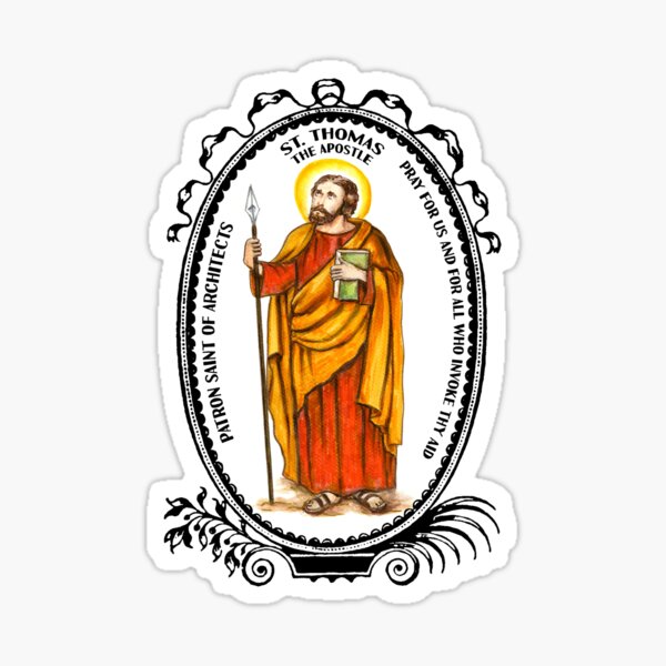 Item preview, Apostle Saint Thomas Patron of Architects designed and sold by myaltar.