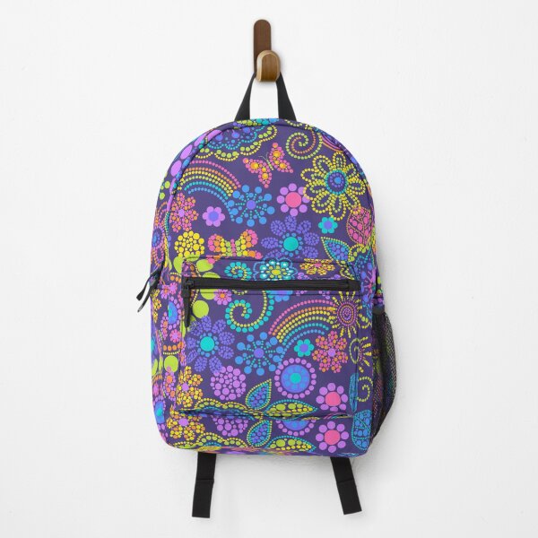 Item preview, Rainbow dots, flowers, butterflies. designed and sold by Cressidacarr.