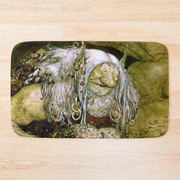 Item preview, Cave Troll Vintage John Bauer fantasy artwork designed and sold by Vintage Designs +.