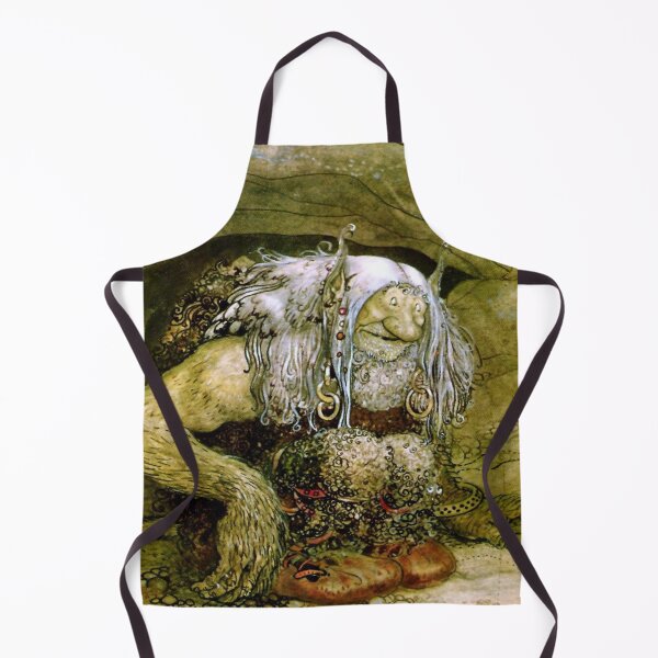 Item preview, Cave Troll Vintage John Bauer fantasy artwork designed and sold by Vintage Designs +.