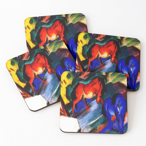 Item preview, Red and Blue Horse-Franz Marc designed and sold by LexBauer.