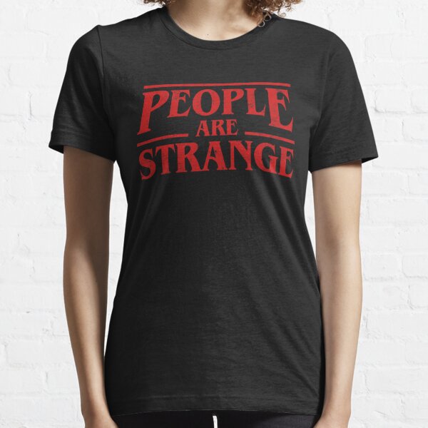 Stranger Things Netflix 80´s Retro Graphic Black Vintage Style T