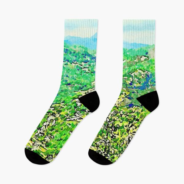 Item preview, Green landscape with mountain designed and sold by Giuseppe Cocco.