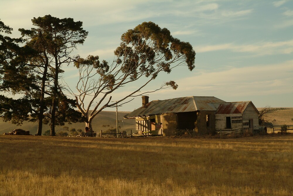 "Joe Mortelliti Gallery - Old farm house, at Ceres, near Geelong