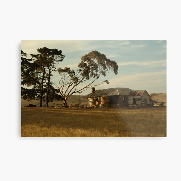 Joe Mortelliti Gallery - Old farm house, at Ceres, near Geelong, Victoria, Australia. Metal Print