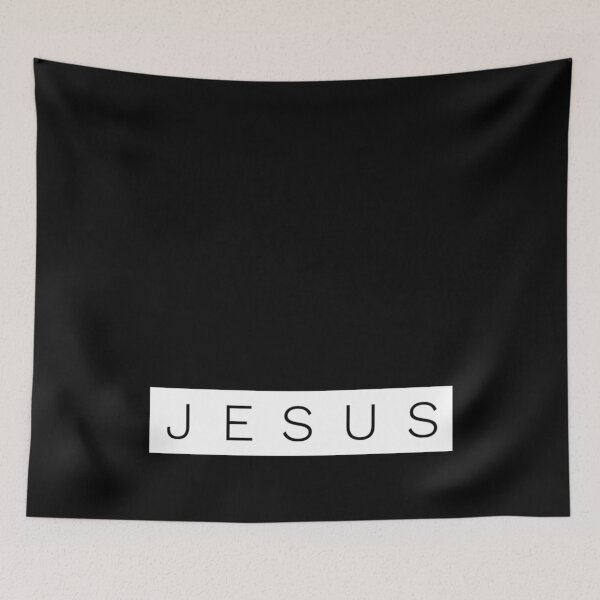 Item preview, Jesus in Thin Font and White Background designed and sold by bugtalk.