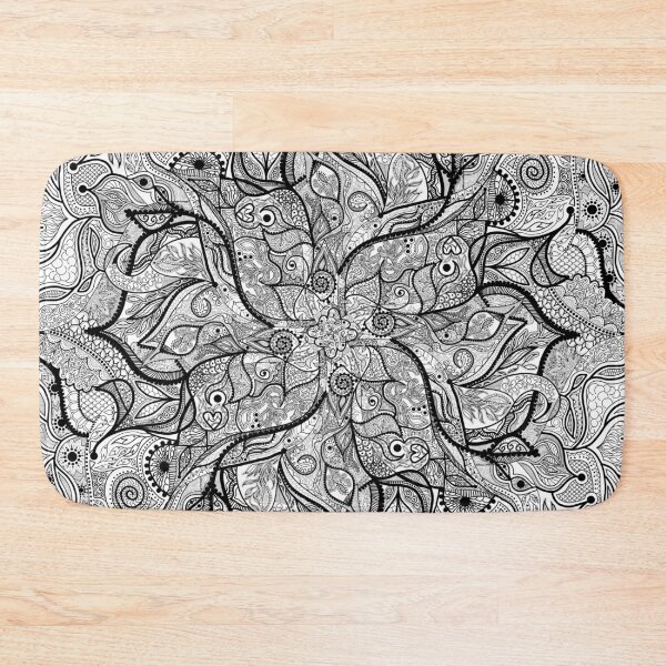 Item preview, Beautiful mandala with floral and natural motives designed and sold by CiniArt.