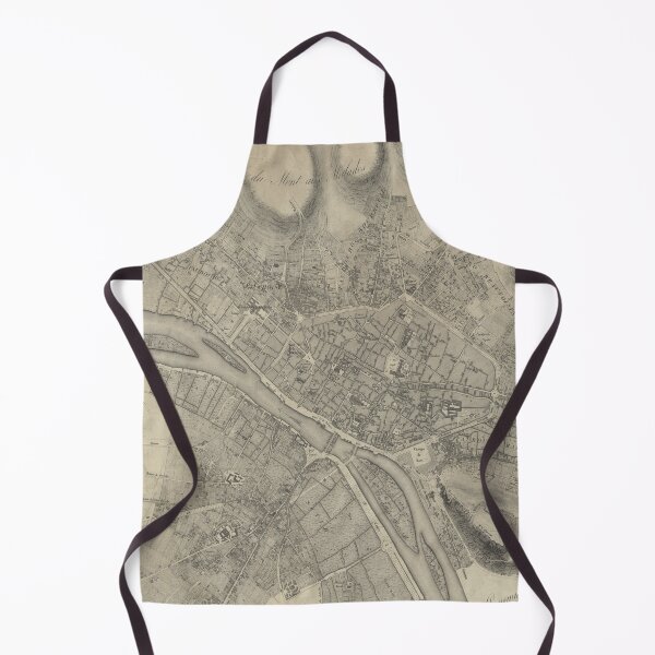 Item preview, Vintage Map of Rouen France (1700s) designed and sold by BravuraMedia.