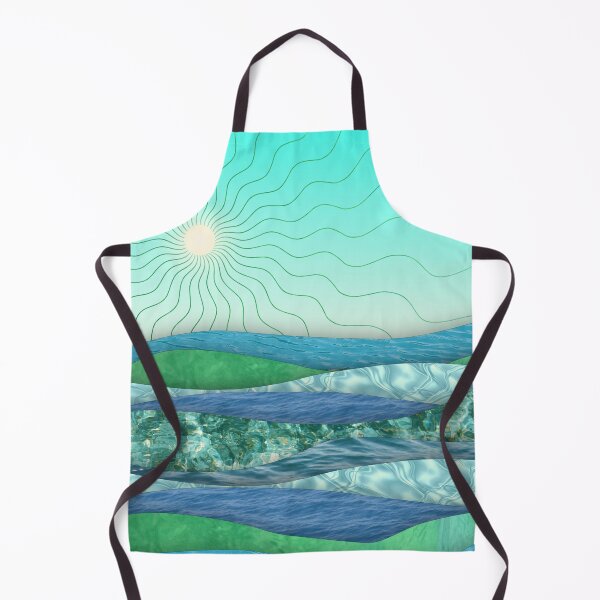 Item preview, Abstract texture landscape of sea and sun designed and sold by CiniArt.