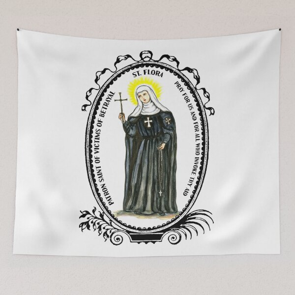 Item preview, Saint Flora Patron of Victims of Betrayal designed and sold by myaltar.