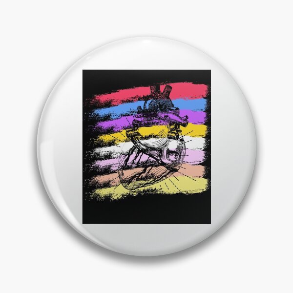 Item preview, Pangender Pride Heart designed and sold by ZayZayDesigns.