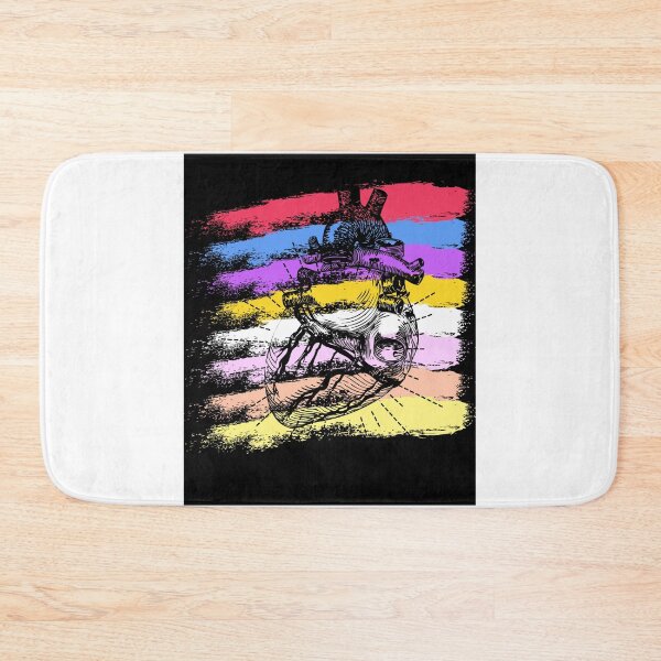 Item preview, Pangender Pride Heart designed and sold by ZayZayDesigns.