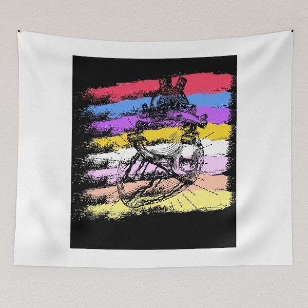 Item preview, Pangender Pride Heart designed and sold by ZayZayDesigns.
