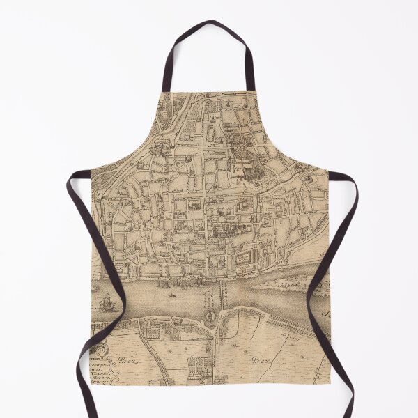 Item preview, Vintage Map of Rouen France (1724) designed and sold by BravuraMedia.