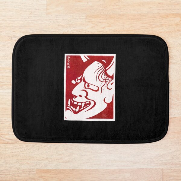 Item preview, Hannya Mask Red Print designed and sold by katbentley.