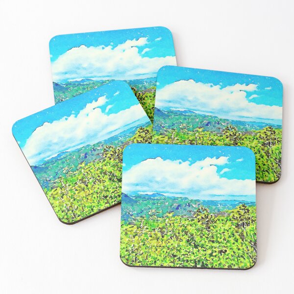 Item preview, Green landscape with cloudy sky designed and sold by Giuseppe Cocco.