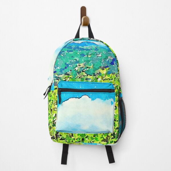 Item preview, Green landscape with cloudy sky designed and sold by Giuseppe Cocco.