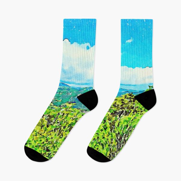 Item preview, Green landscape with cloudy sky designed and sold by Giuseppe Cocco.