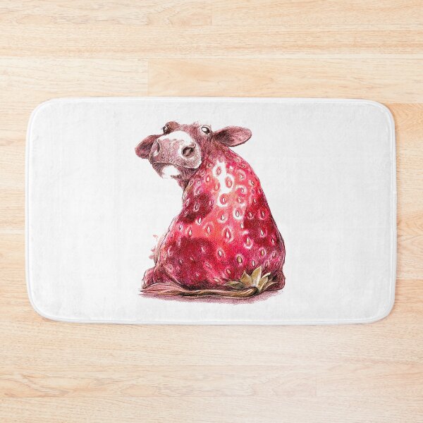 Item preview, strawberry cow designed and sold by Mavesha.