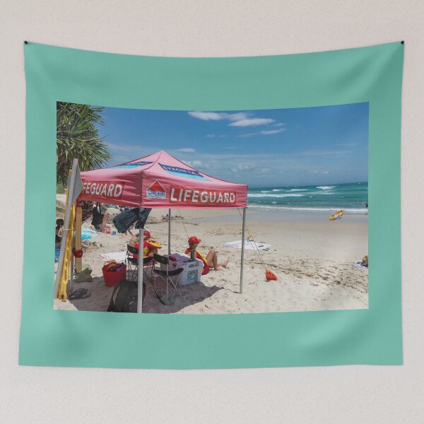 Item preview, Byron Bay lifeguard designed and sold by Martin Berry Photography.