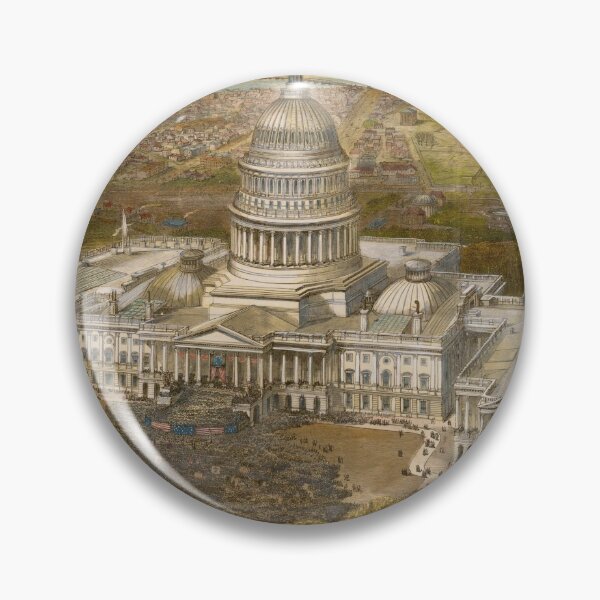 Item preview, Vintage Presidential Inauguration & Washington DC Map designed and sold by BravuraMedia.