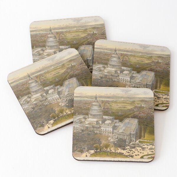 Item preview, Vintage Presidential Inauguration & Washington DC Map designed and sold by BravuraMedia.