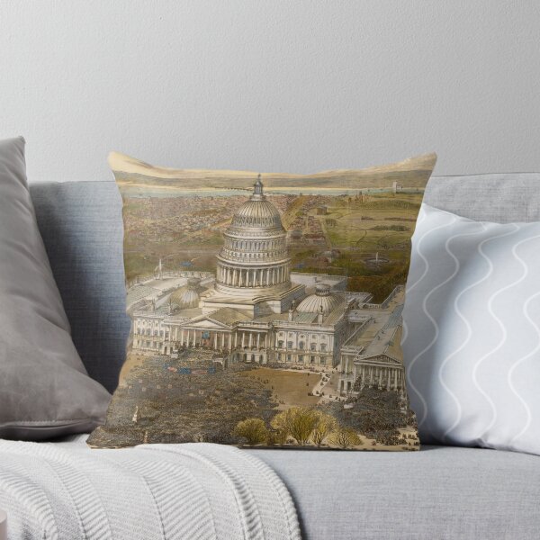 Item preview, Vintage Presidential Inauguration & Washington DC Map designed and sold by BravuraMedia.