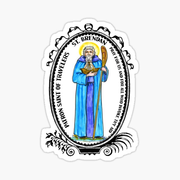 Item preview, Saint Brendan Patron of Travelers designed and sold by myaltar.