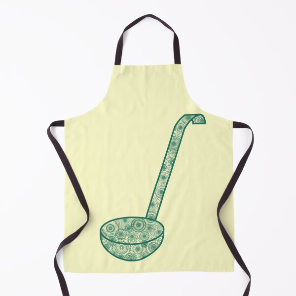 Item preview, Minimalistic ladle with mandala pattern designed and sold by CiniArt.