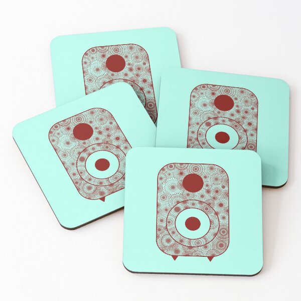 Item preview, Minimalistic speaker with mandala pattern designed and sold by CiniArt.