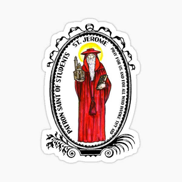 Item preview, Saint Jerome Patron of Students designed and sold by myaltar.