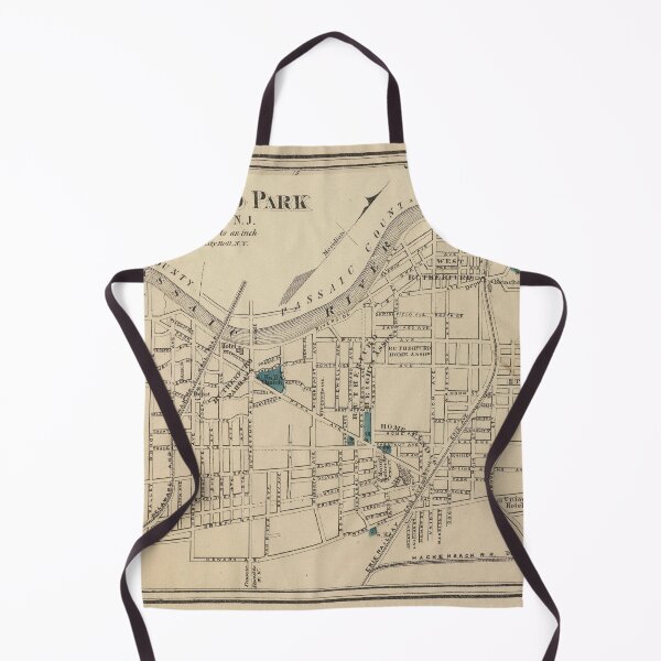 Item preview, Vintage Map of Rutherford NJ (1872) designed and sold by BravuraMedia.